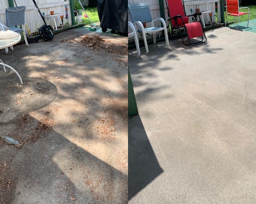 Patio cleaning